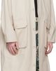 Reese Cooper Reese Cooper Beige Cotton Herringbone Overcoat - 2