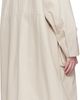 Reese Cooper Reese Cooper Beige Cotton Herringbone Overcoat - 3