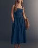 Reformation 100% Cotton Janu Denim Midi Dress - 1