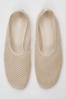 Reformation Britt Netted Ballet Flats