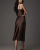 Reformation Carolina Lace-Hem Silk Midi Skirt - 3