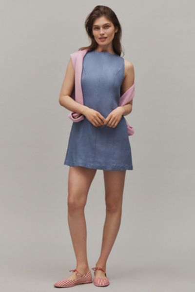 Reformation - Citron Linen Mini Dress Reformation - Citron Linen Mini Dress