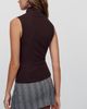 Reformation Colbie Knit Turtle-Neck Tank Top - 4