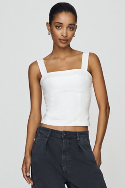 Reformation Darci 100% Linen Top