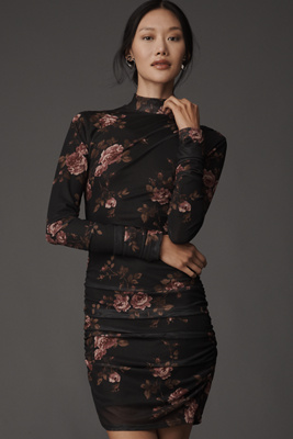 Reformation - Emerson Long-Sleeve Knit Mini Dress