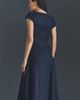 Reformation Harlie Cap-Sleeve A-Line Midi Dress - 3