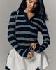 Reformation Hermia Long-Sleeve Polo Top - 1