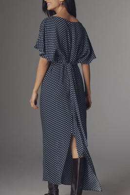 Reformation - Maeve Crepe Flutter Sleeve Midi Dress Reformation - Maeve Crepe Flutter Sleeve Midi Dress