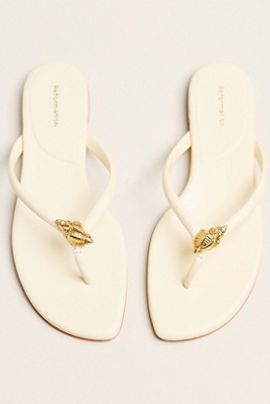 Reformation Onyx Flip-Flop Sandals