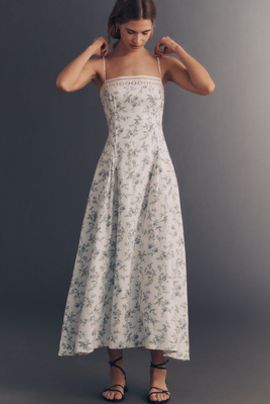 knee length dresses for ladies Tawni Linen Dress White / Medium