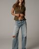 Reformation Raelynn Short-Sleeve Knit Cardigan Top - 3