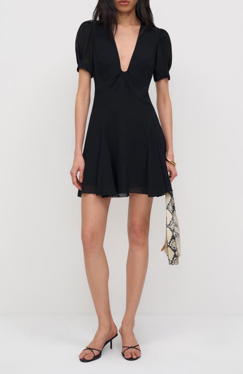 Reformation Reformation Akaia Puff Shoulder Minidress
