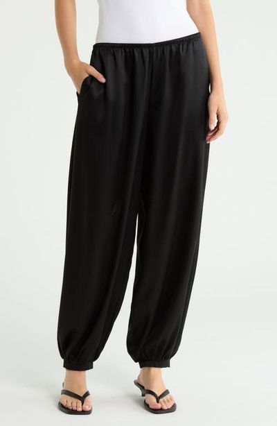 Reformation Reformation Aven Cuffed Satin Pants