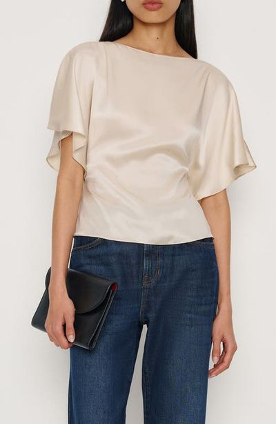Reformation Reformation Avery Silk Top