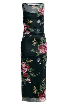 Reformation Reformation Benson Floral Mesh Dress