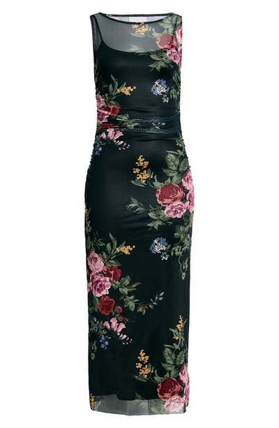 Reformation Reformation Benson Floral Mesh Dress