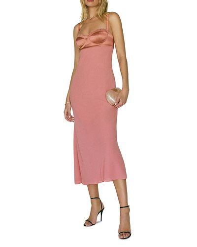 Reformation Reformation Breanne Sweetheart Neck Dress