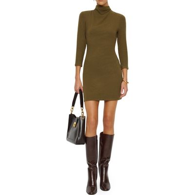 Reformation - Camille Long Sleeve Sweater Minidress