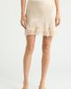 Reformation Reformation Carolina Lace Trim Silk Miniskirt - 1