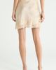 Reformation Reformation Carolina Lace Trim Silk Miniskirt - 2