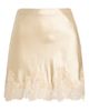Reformation Reformation Carolina Lace Trim Silk Miniskirt - 5