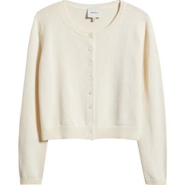Reformation Reformation Clara Cotton Crewneck Cardigan