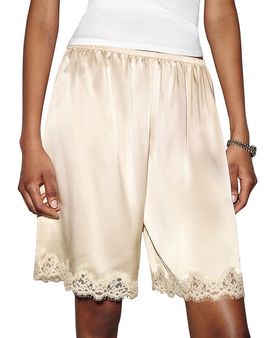 Reformation Reformation Clara Silk Bermuda Shorts