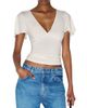 Reformation Reformation Cosette Knit Flutter Sleeve Top - 1