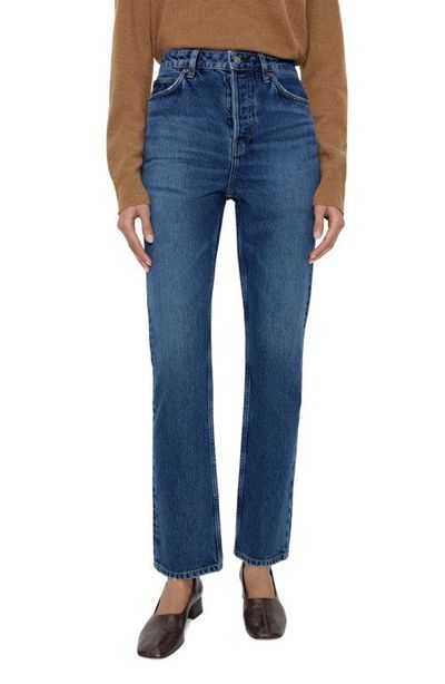 Reformation Reformation Cynthia High Waist Straight Leg Jeans