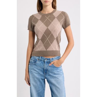 Reformation Reformation Darcy Short Sleeve Cashmere Sweater