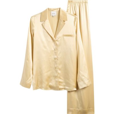Reformation Reformation Ella Silk Satin Pajamas