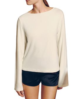 Reformation Reformation Eternity Boat Neck Knit Top