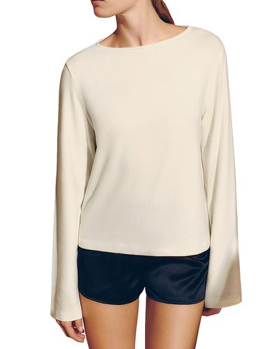 Reformation Reformation Eternity Boat Neck Knit Top