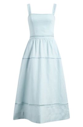 chinese dress ladies 100% Linen Swing Beach Tank Dress GIANA  LINTICO