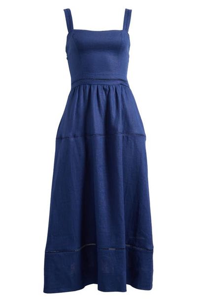 Reformation Reformation Everett Linen Midi Sundress
