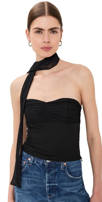 Reformation - Ezra Knit Top Black XL