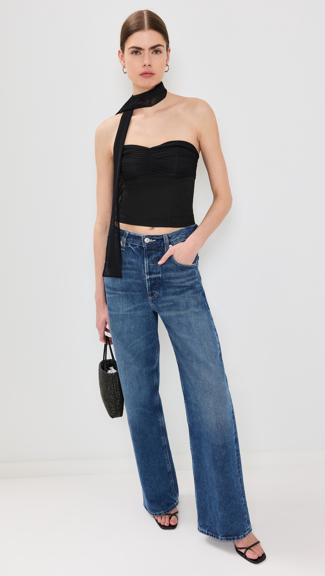 Reformation - Ezra Knit Top Black XL