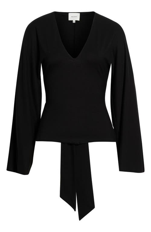 Reformation Reformation Hadley Tie Waist Knit Top