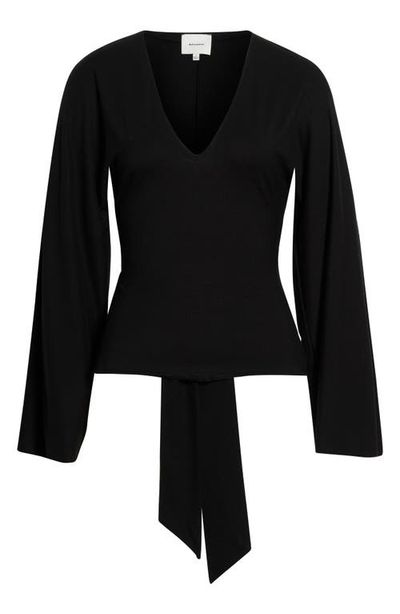 Reformation Reformation Hadley Tie Waist Knit Top