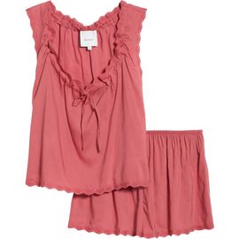 Reformation Reformation Hazel Short Cotton Blend Pajamas
