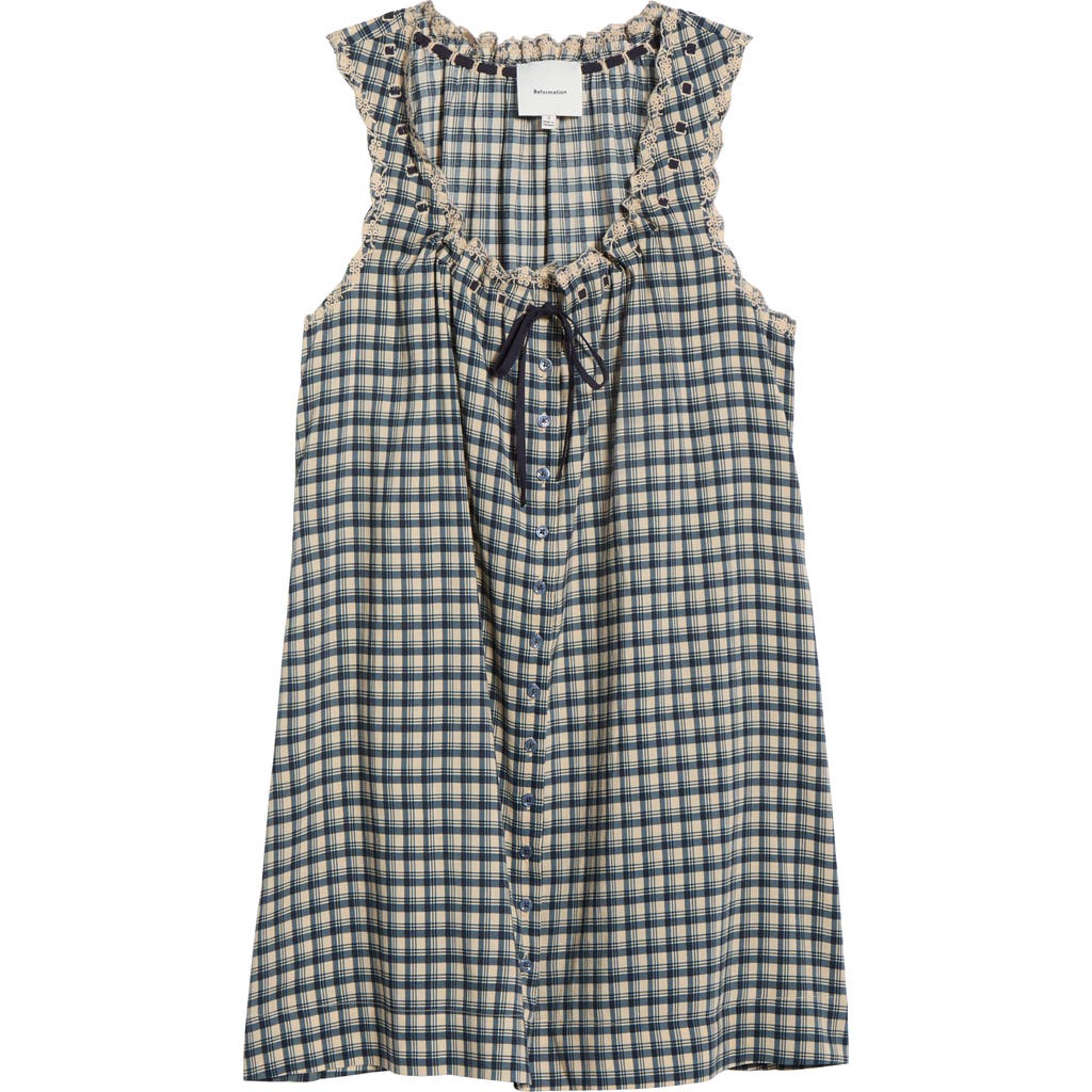 Reformation Reformation Holly Plaid Nightgown