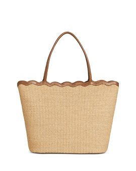 Reformation Reformation Isabella Large Raffia Tote Bag