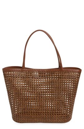 Reformation Reformation Isabella Woven Rattan Tote