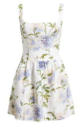 Reformation Reformation Janu Linen Minidress