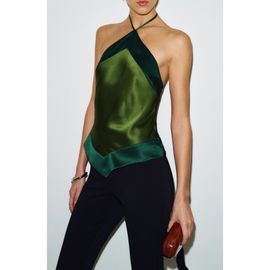 Reformation Reformation Jillian Silk Halter Top