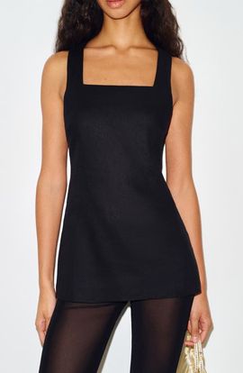 Reformation Reformation Kalita Cross Back Linen Top