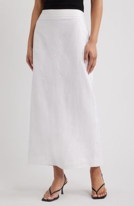 Reformation Reformation Lydia Linen Maxi Skirt