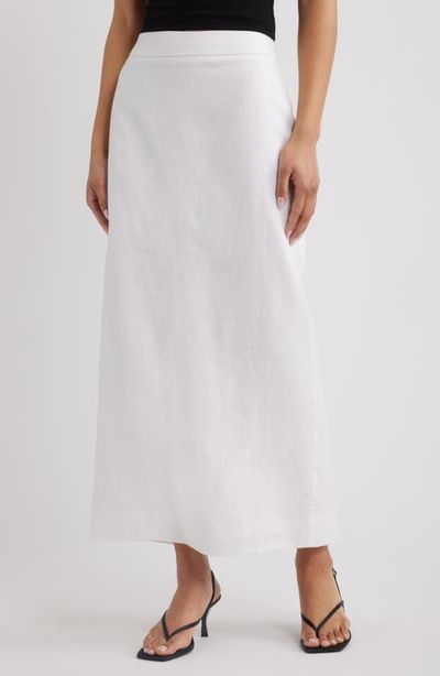 Reformation Reformation Lydia Linen Maxi Skirt