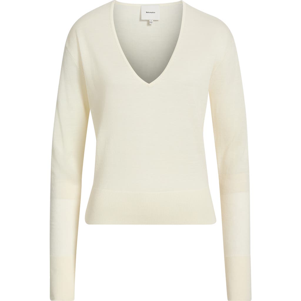 Reformation Reformation Micah V-Neck Sweater