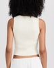 Reformation Reformation Myrtle Cotton Sweater Vest Fior Di Latte S - 3